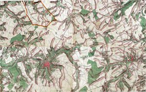 Mapa de Nivelles, Bélgica